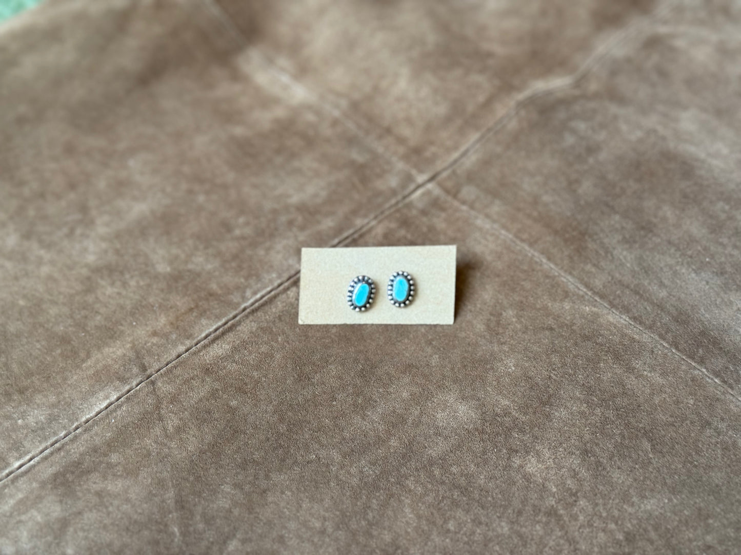 Turquoise Studs Rimmed