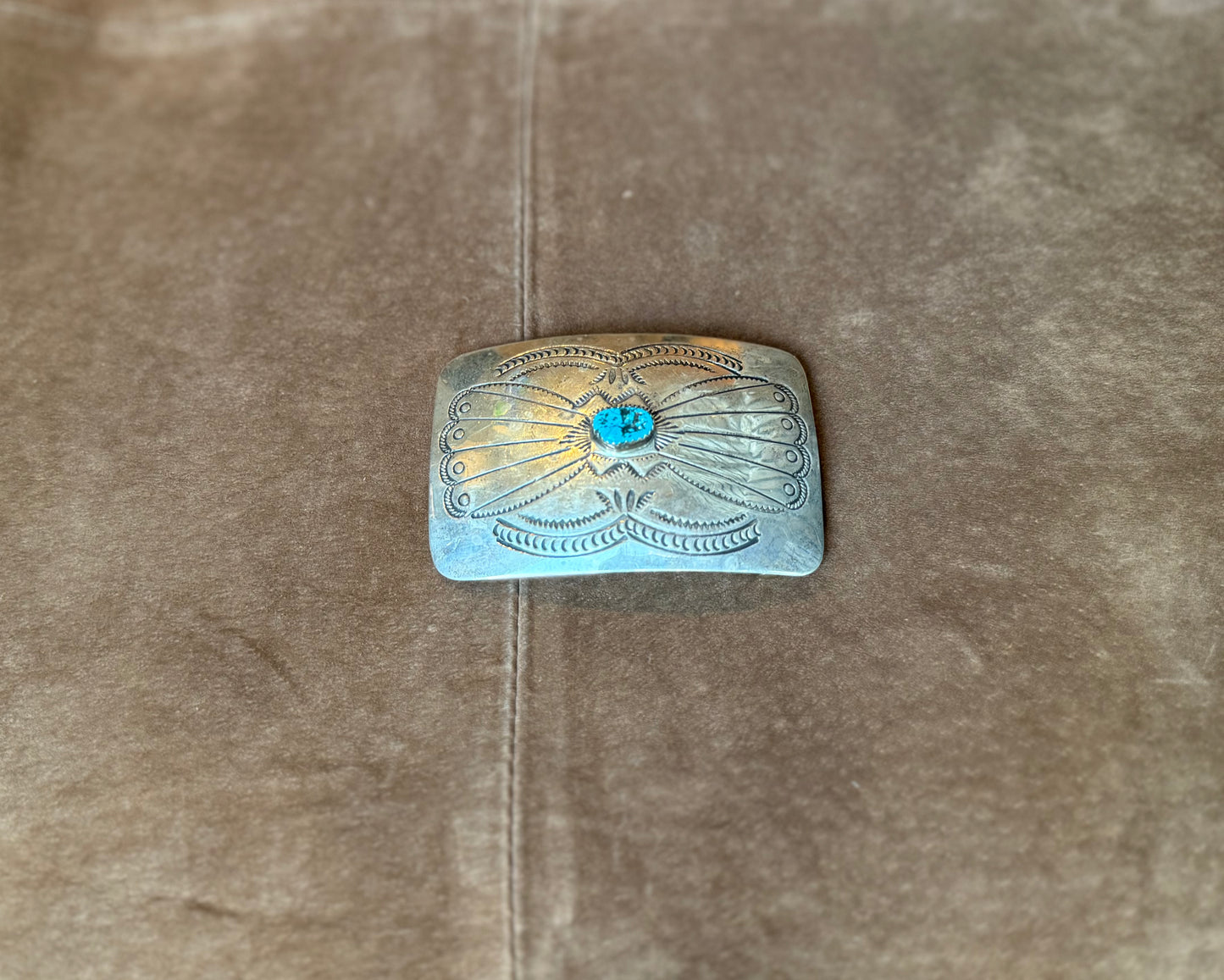 Belt Buckle - Turquoise Single
