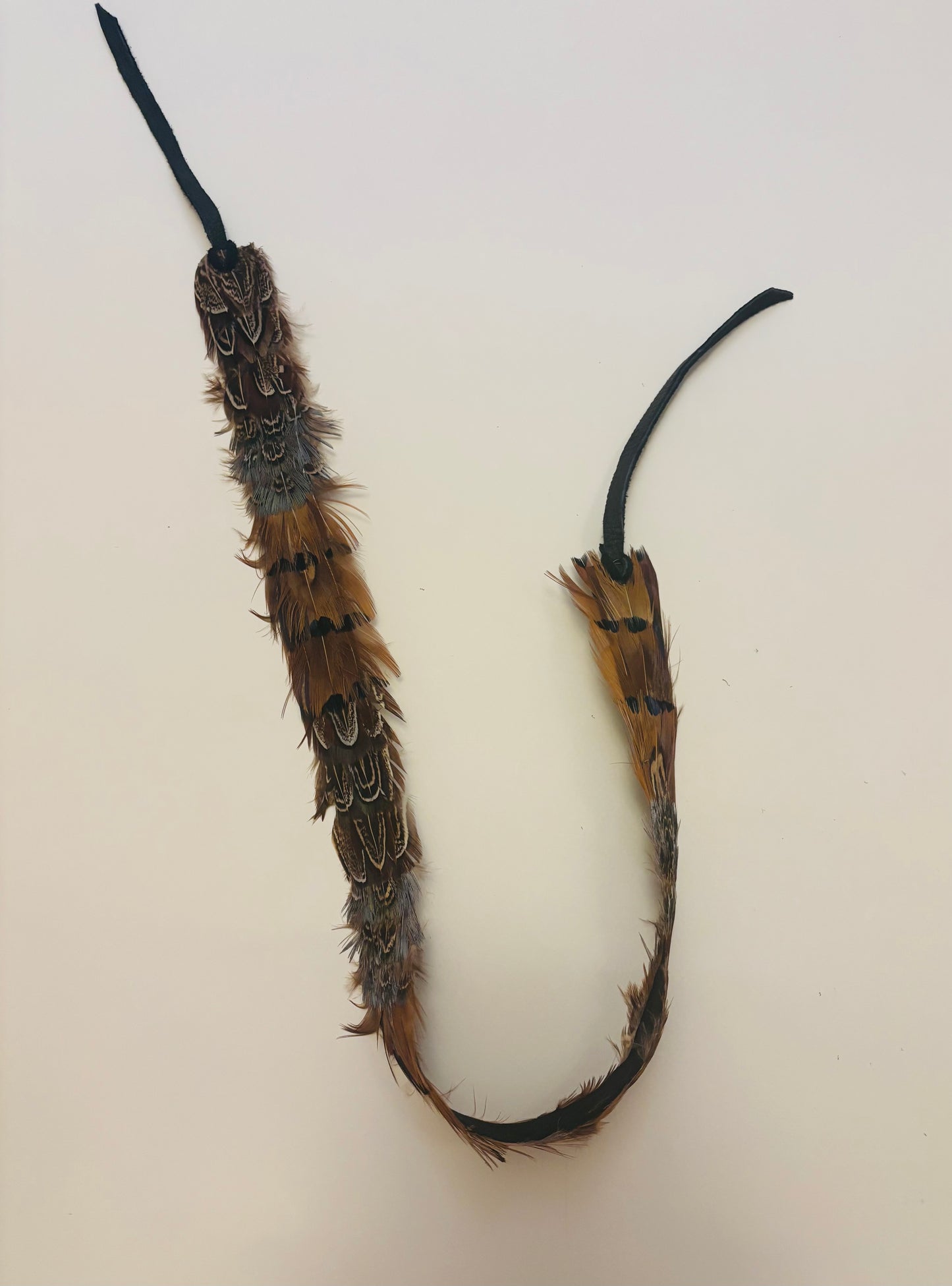 Feather Hat Band Dark