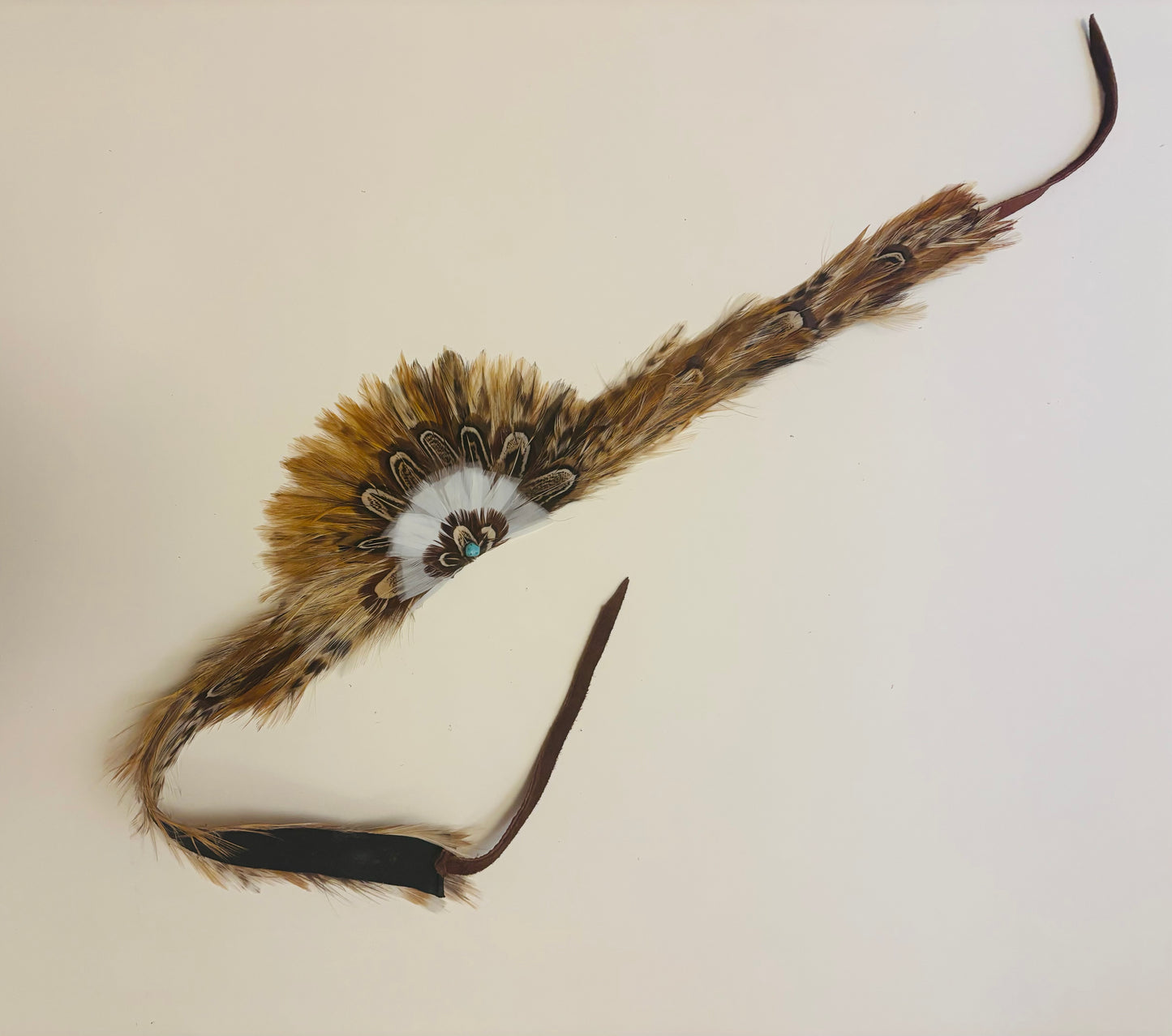 Fancy Retro Feather Hat Band Light
