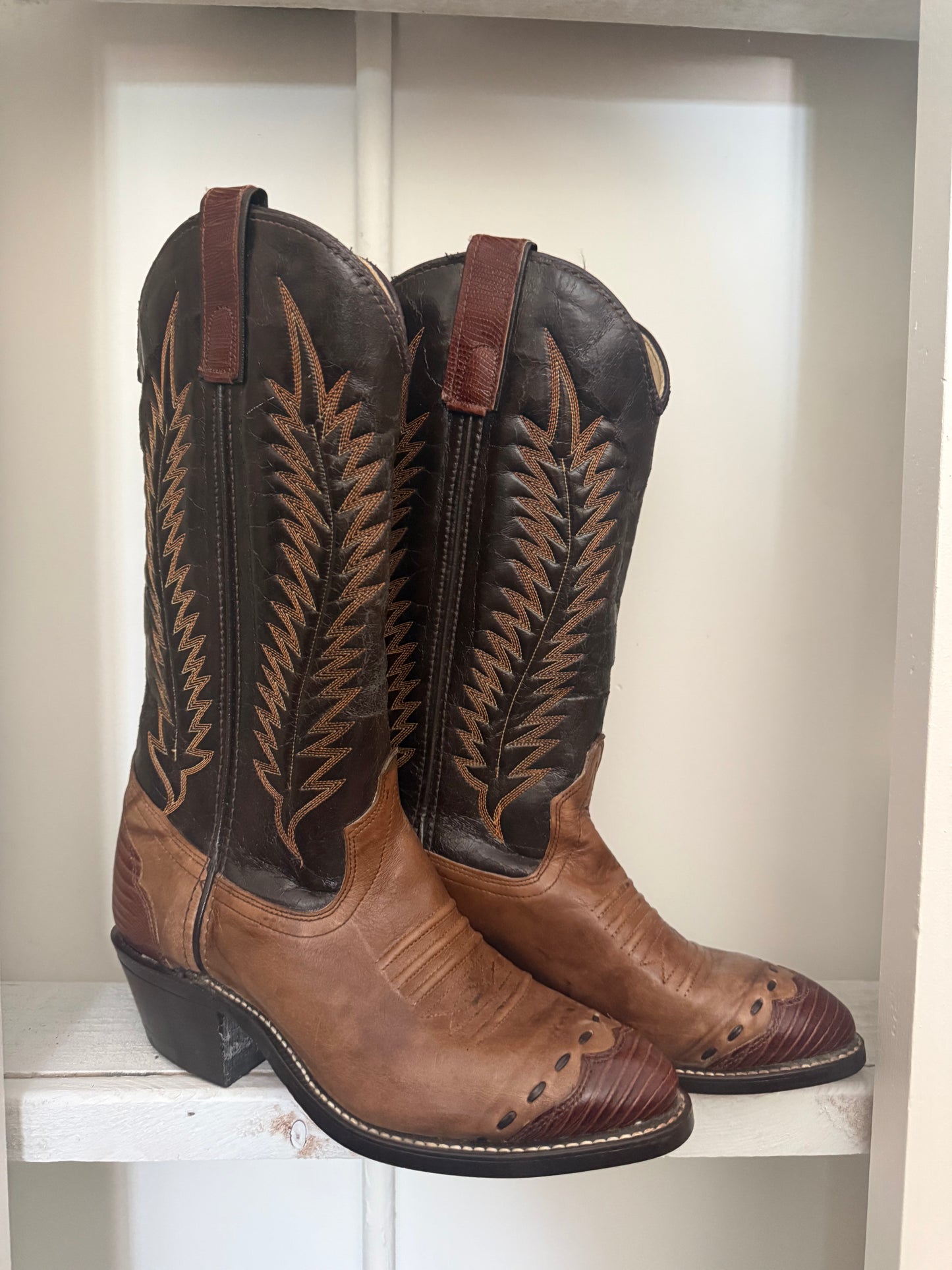 Texas Boots Two Tone 7.5