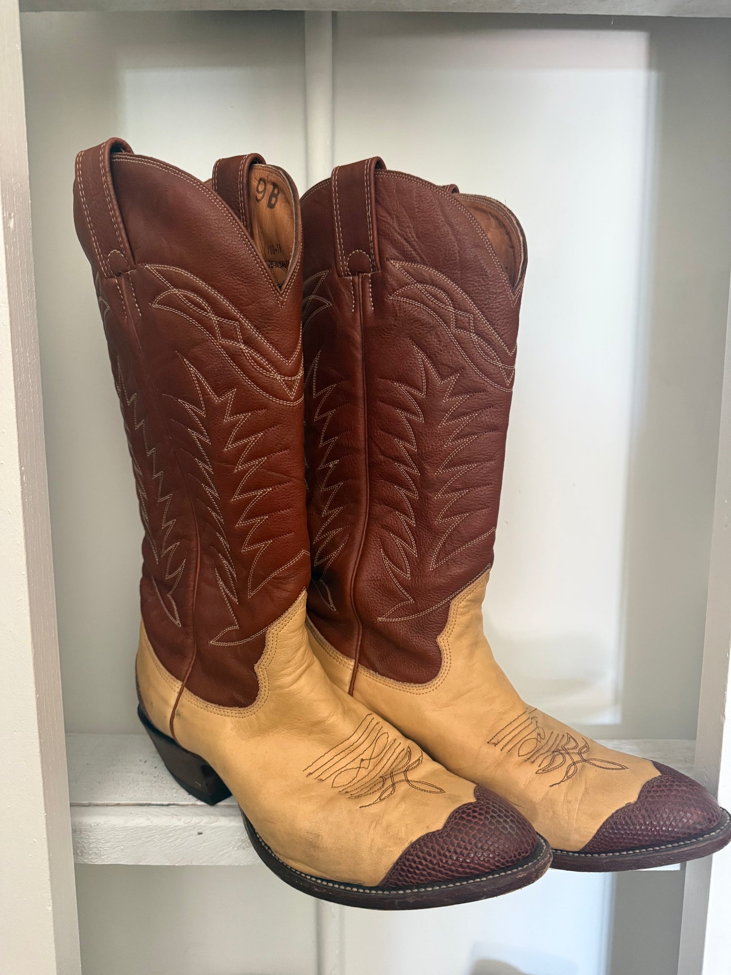 Custom Two Tone Boots 9