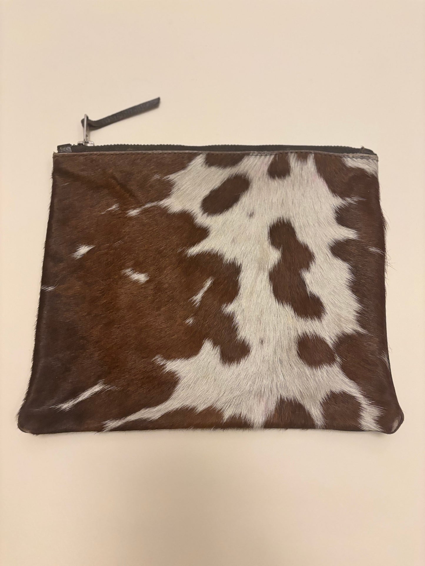 Cow Print Zip Pouch