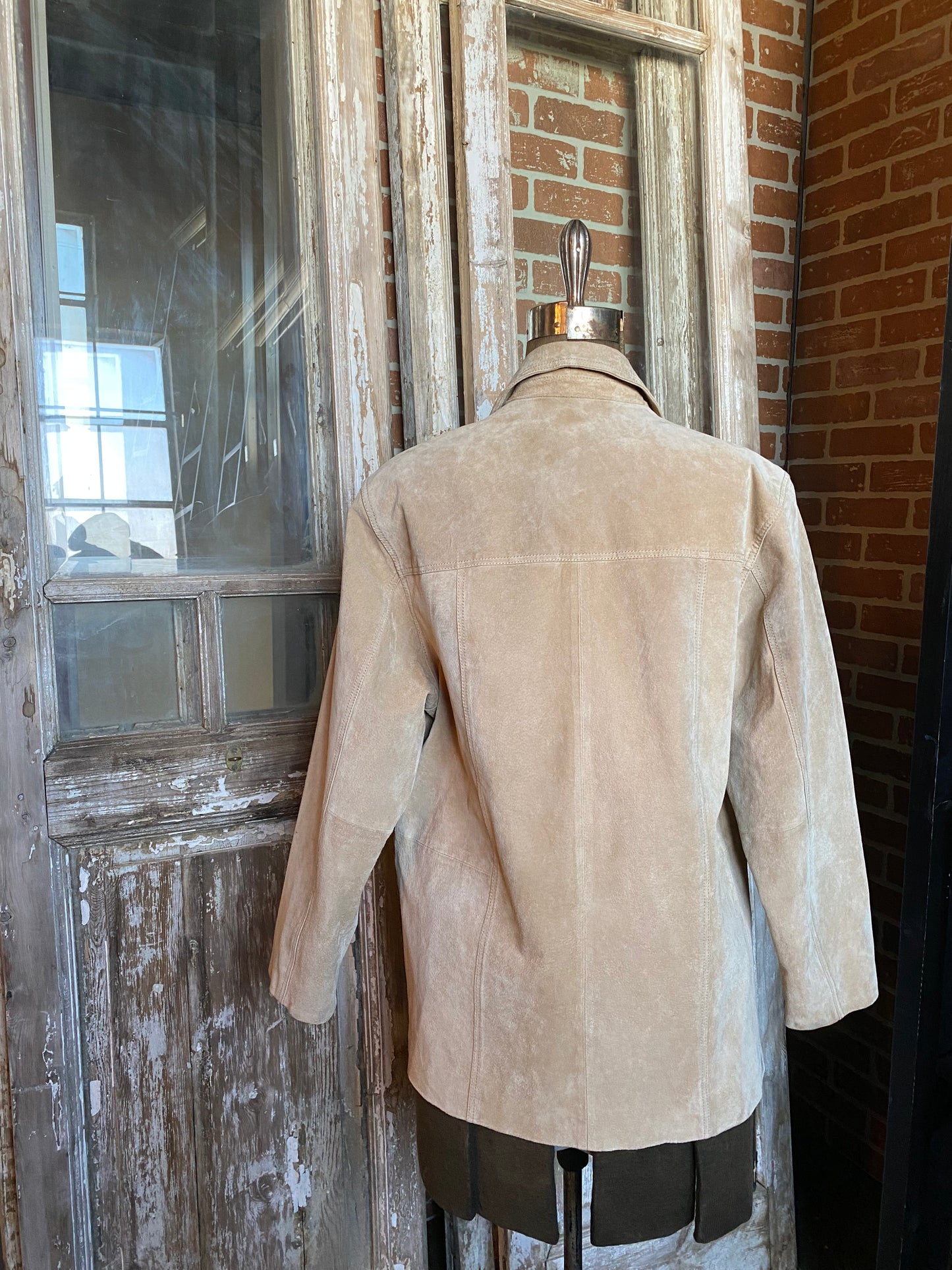 TAN SUEDE HATHAWAY JACKET