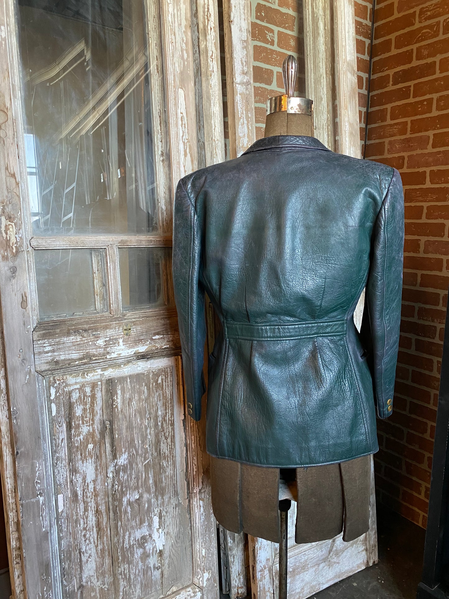 EMERALD LEATHER JACKET
