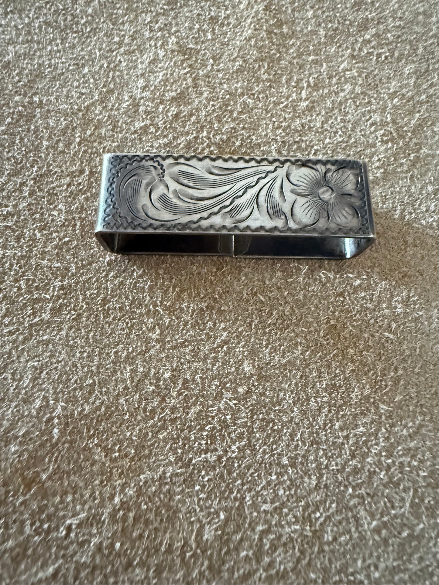 Silver Scarf Slide
