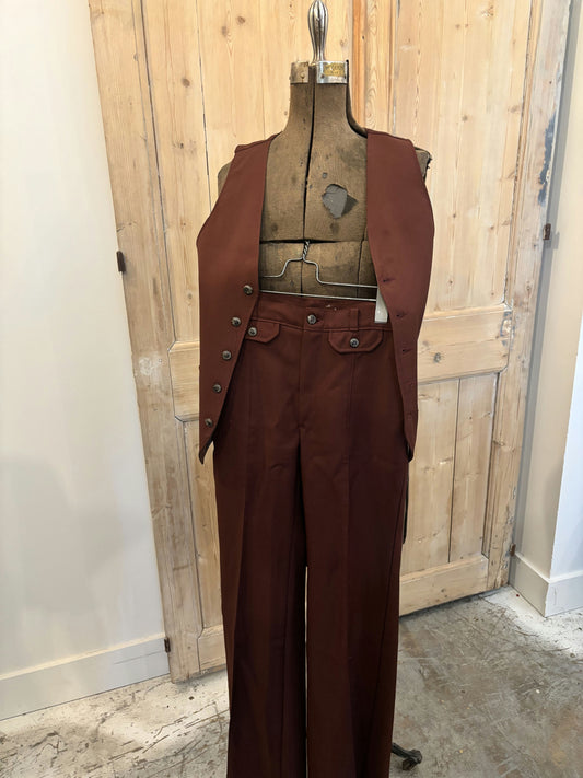 Vintage Polyester 2 Piece Suit