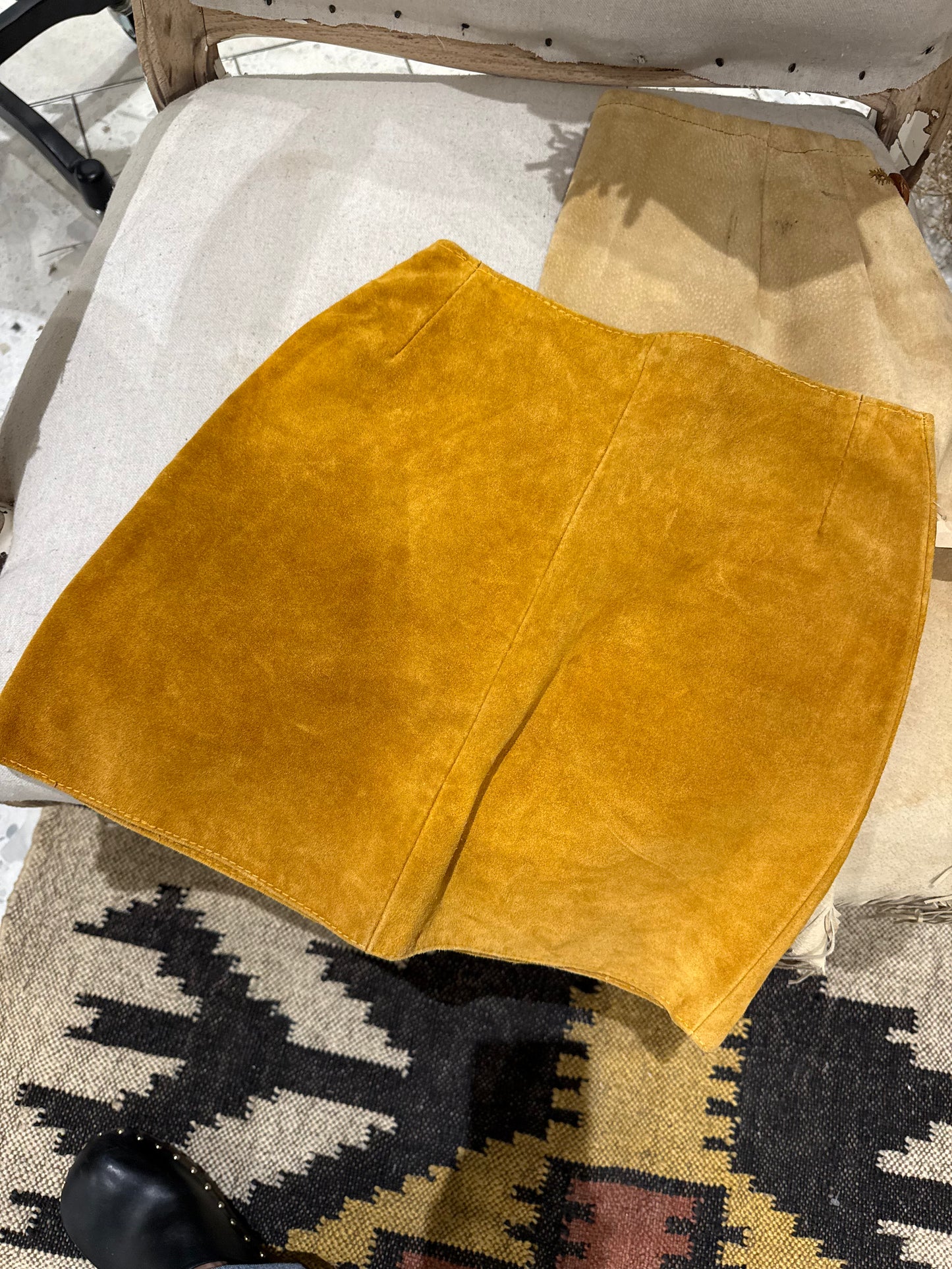 Suede Skirt