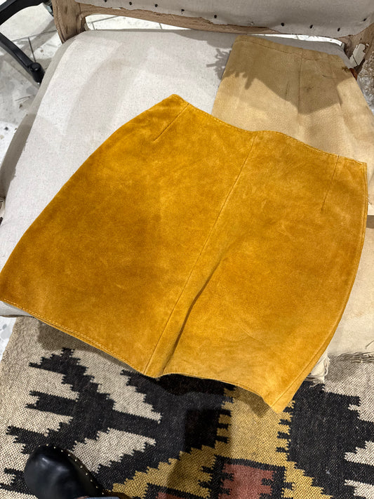 Suede Skirt