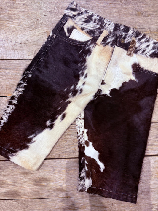 Hair on Hide  Long Shorts
