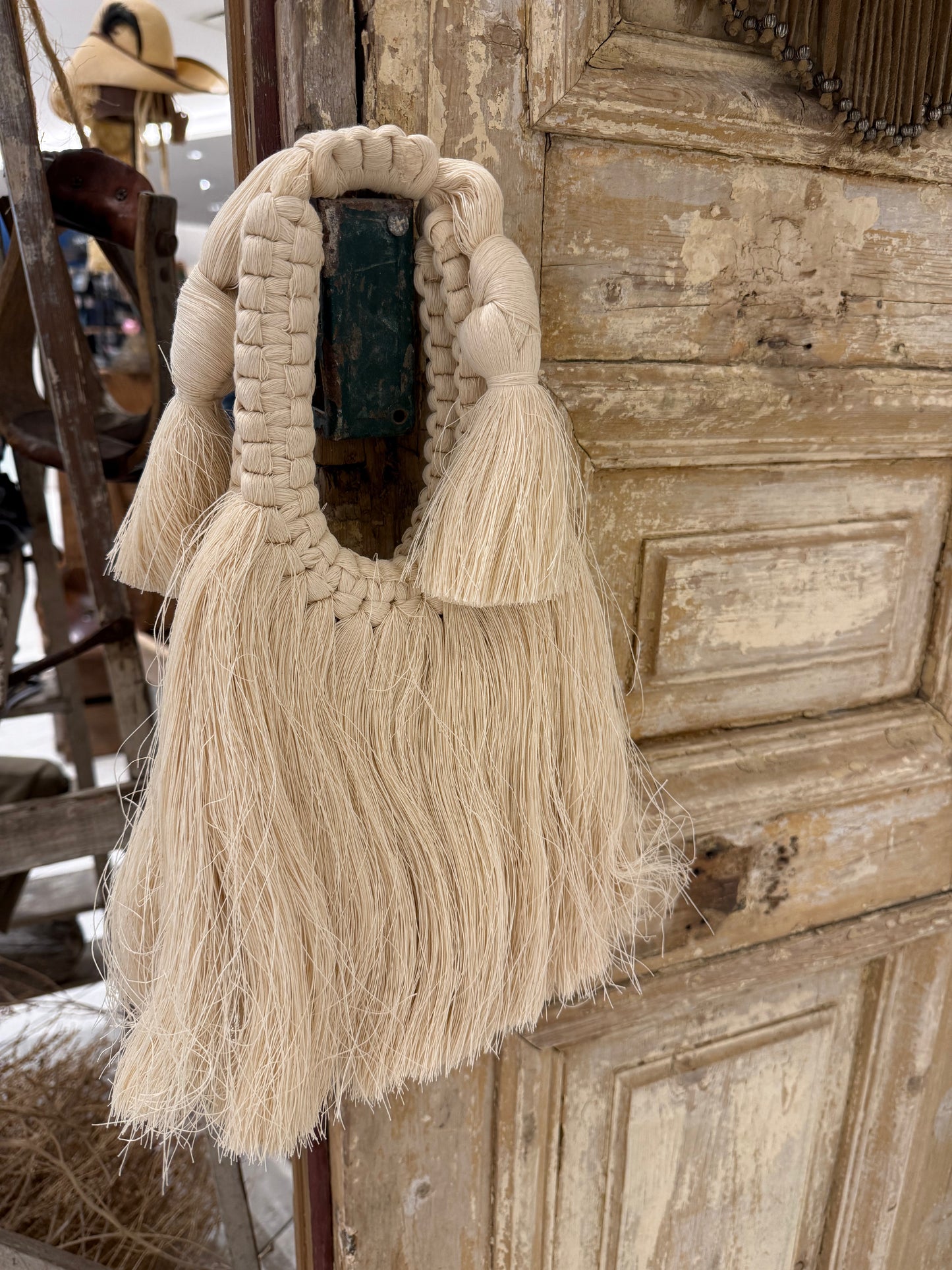 Cotton Fringe Purse