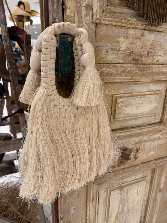 Cotton Fringe Purse