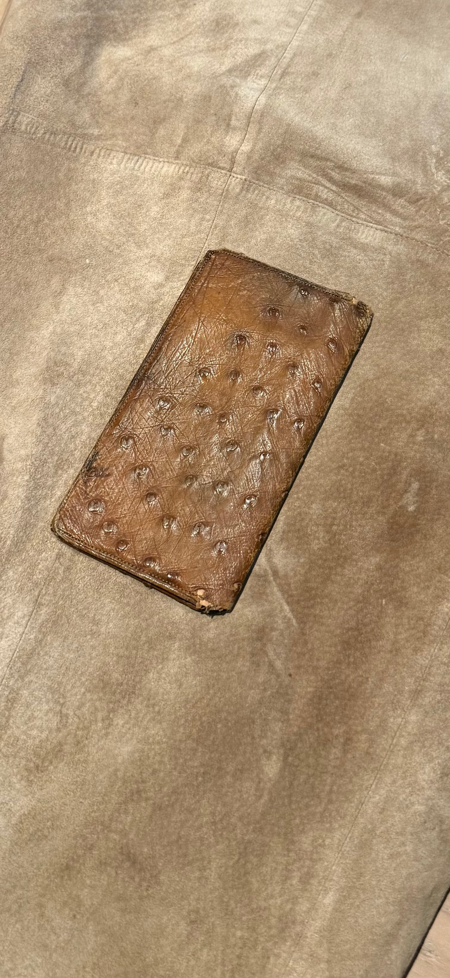 Vintage ostrich wallet