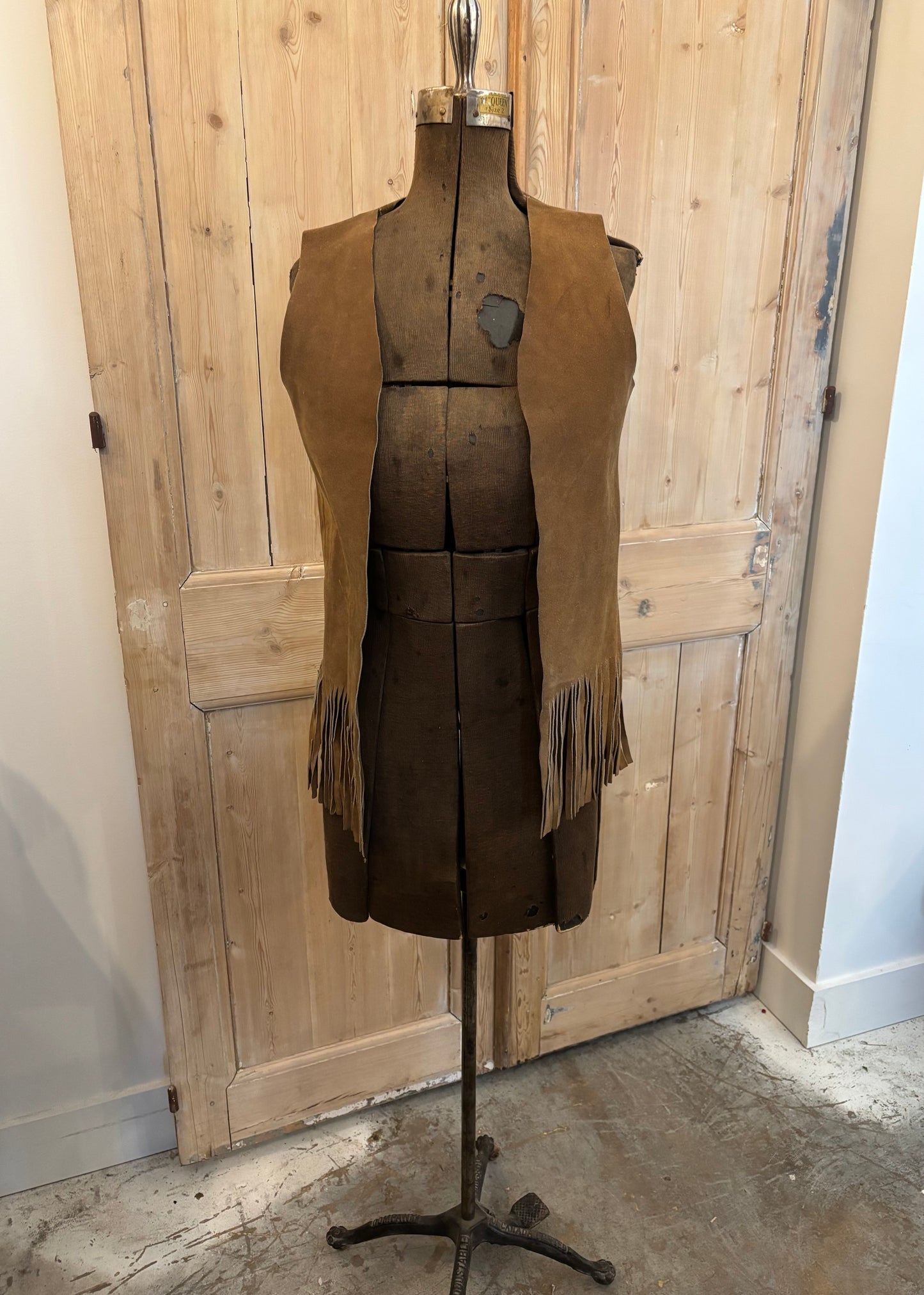 Fringed Leather Vest