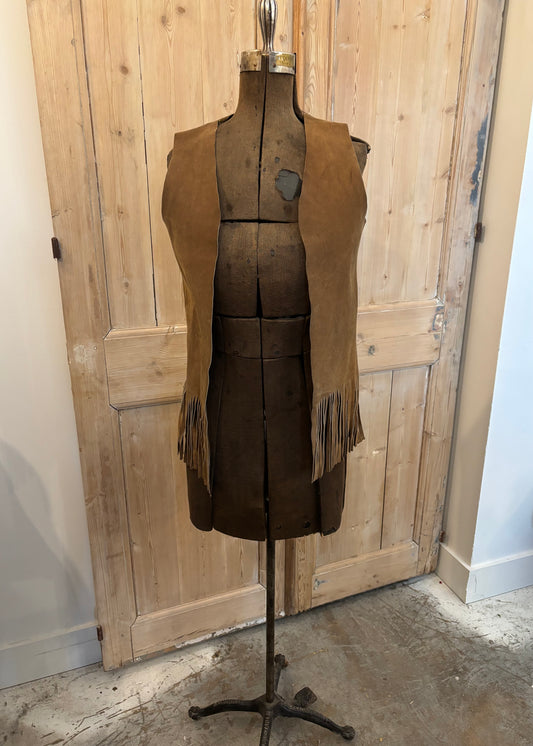 Fringed Leather Vest