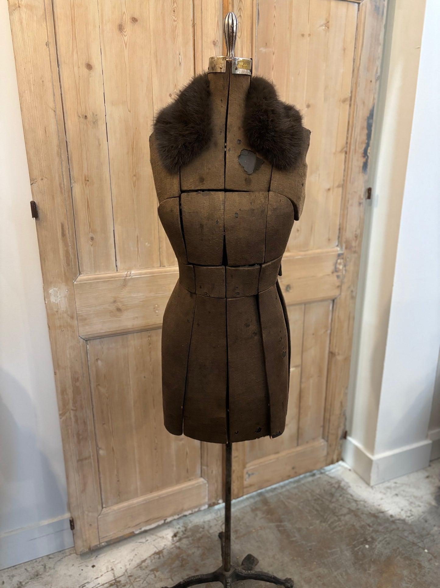 Fur Collar Brown