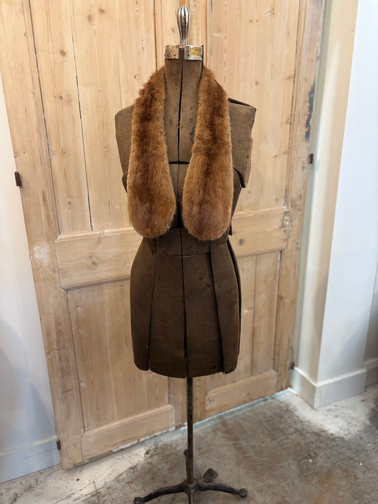 Fur Collar Light Brown