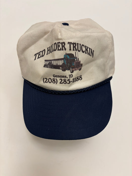 Vintage Trucker Hat 'Ted Holder Truckin'