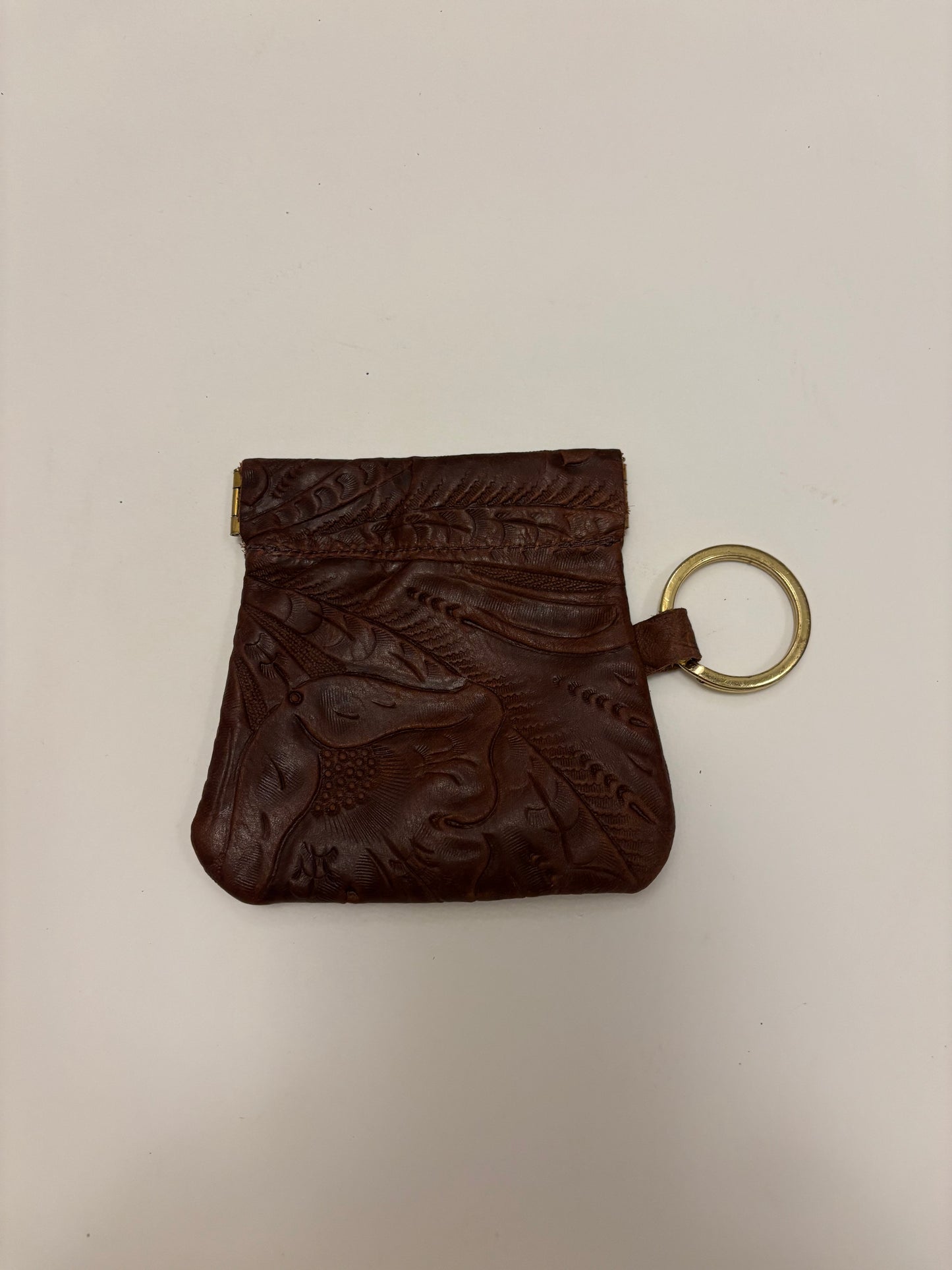 Mini Tooled Leather Coin Purse