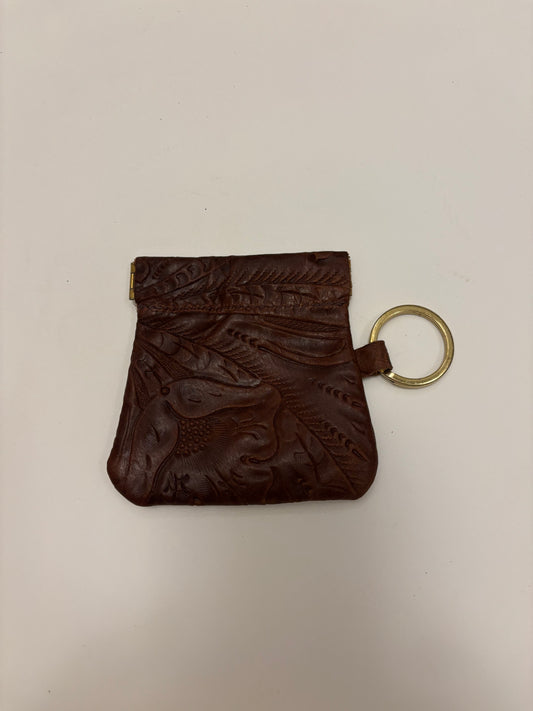 Mini Tooled Leather Coin Purse