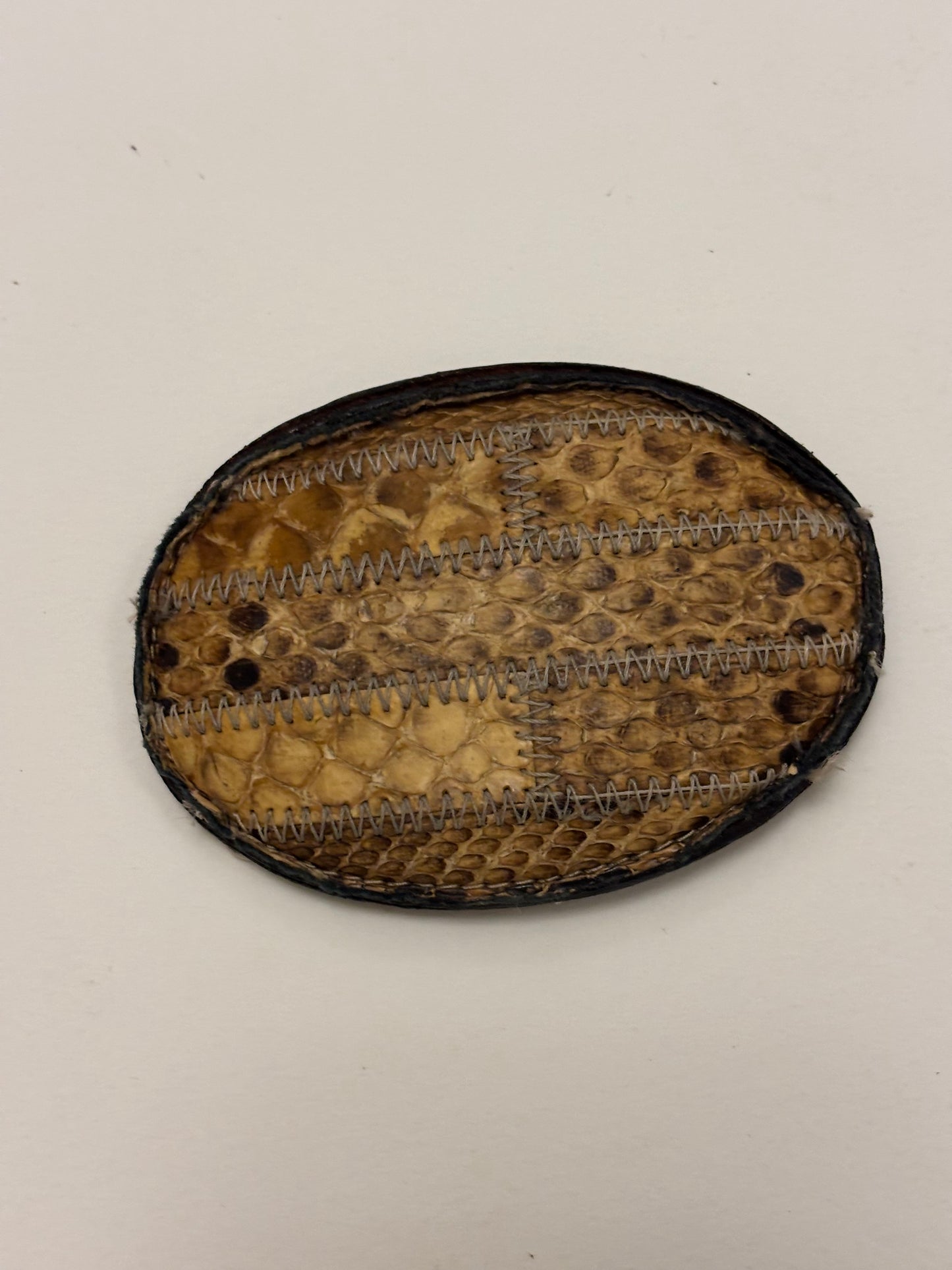Snakeskin Belt Buckle