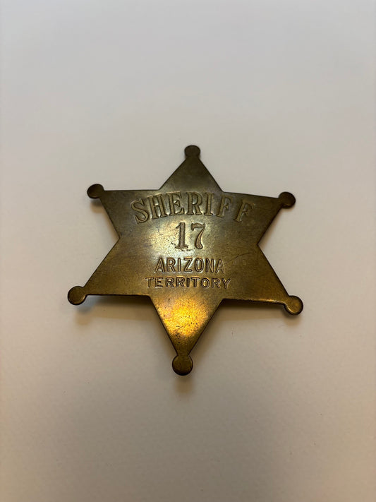 Brass Sheriff Badge