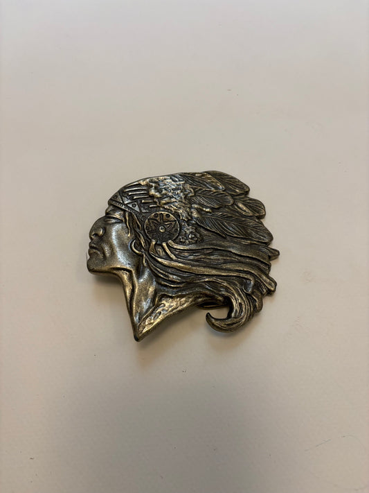 Indian Head Belt Buckle
