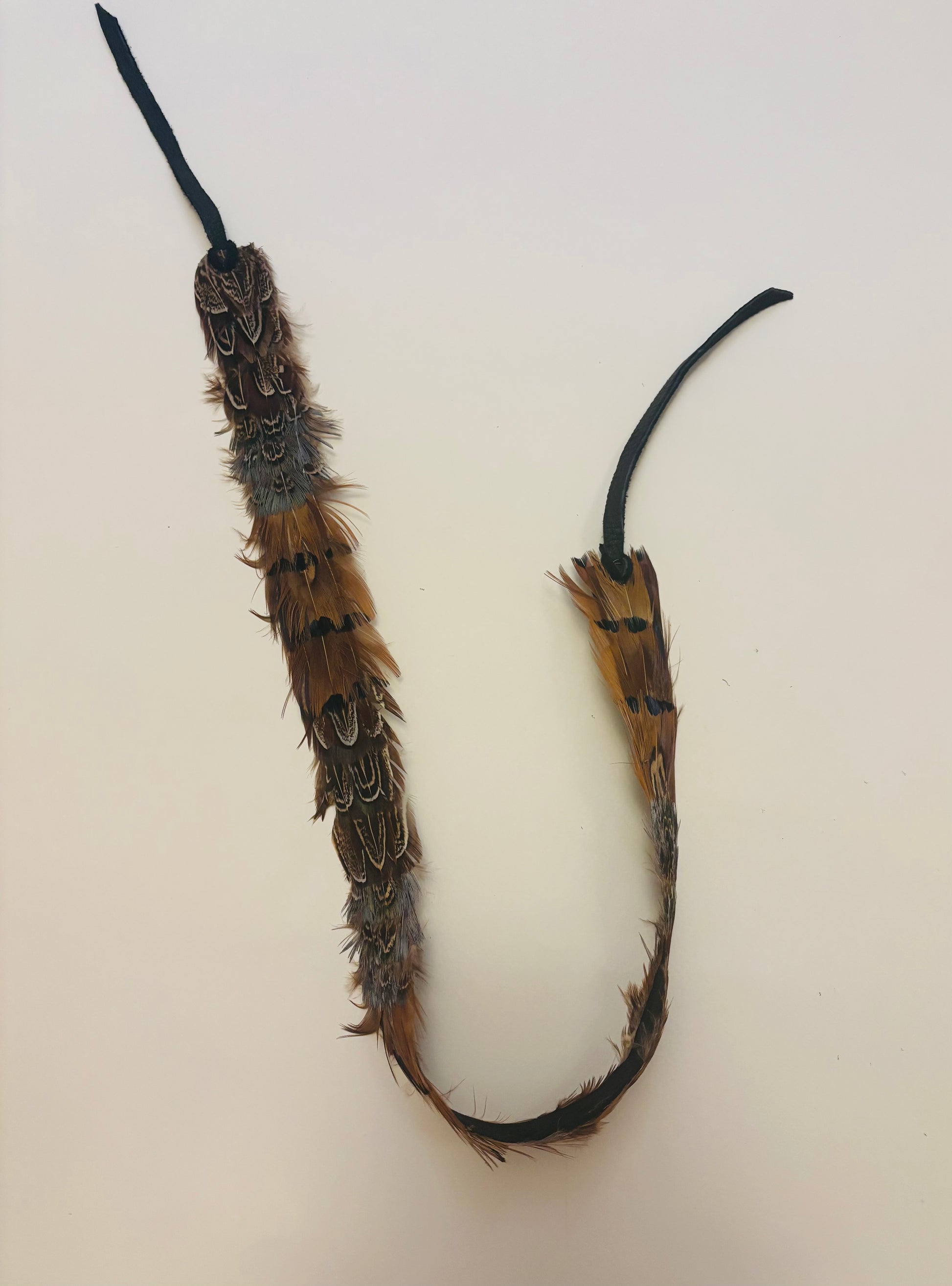 Feather Hat Band Dark
