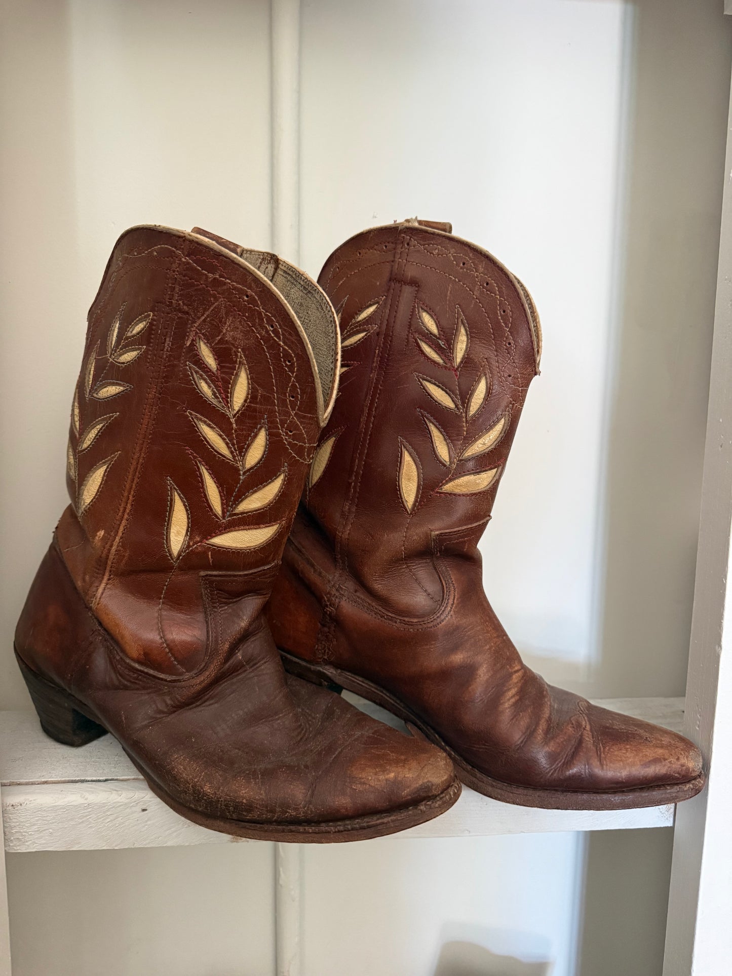 Vintage Custom Cowboy Boots Size