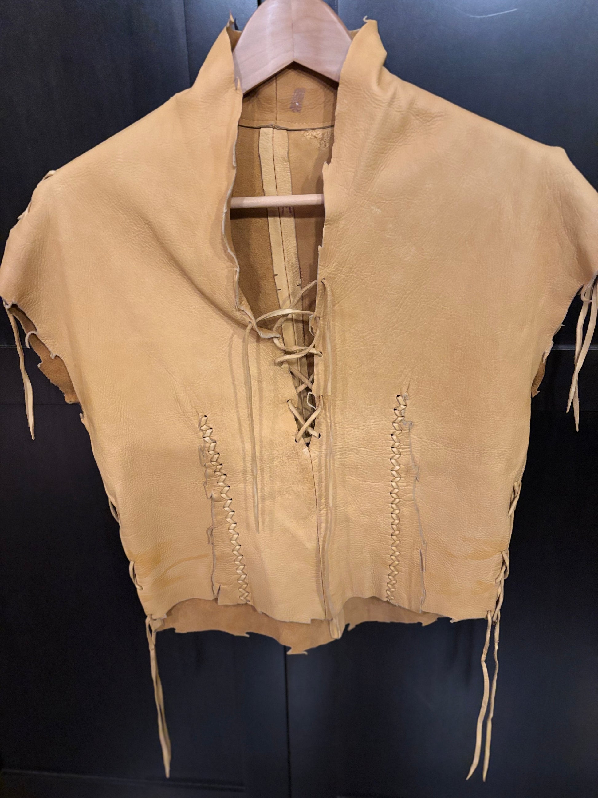 Vintage Deerskin Sleeveless Top