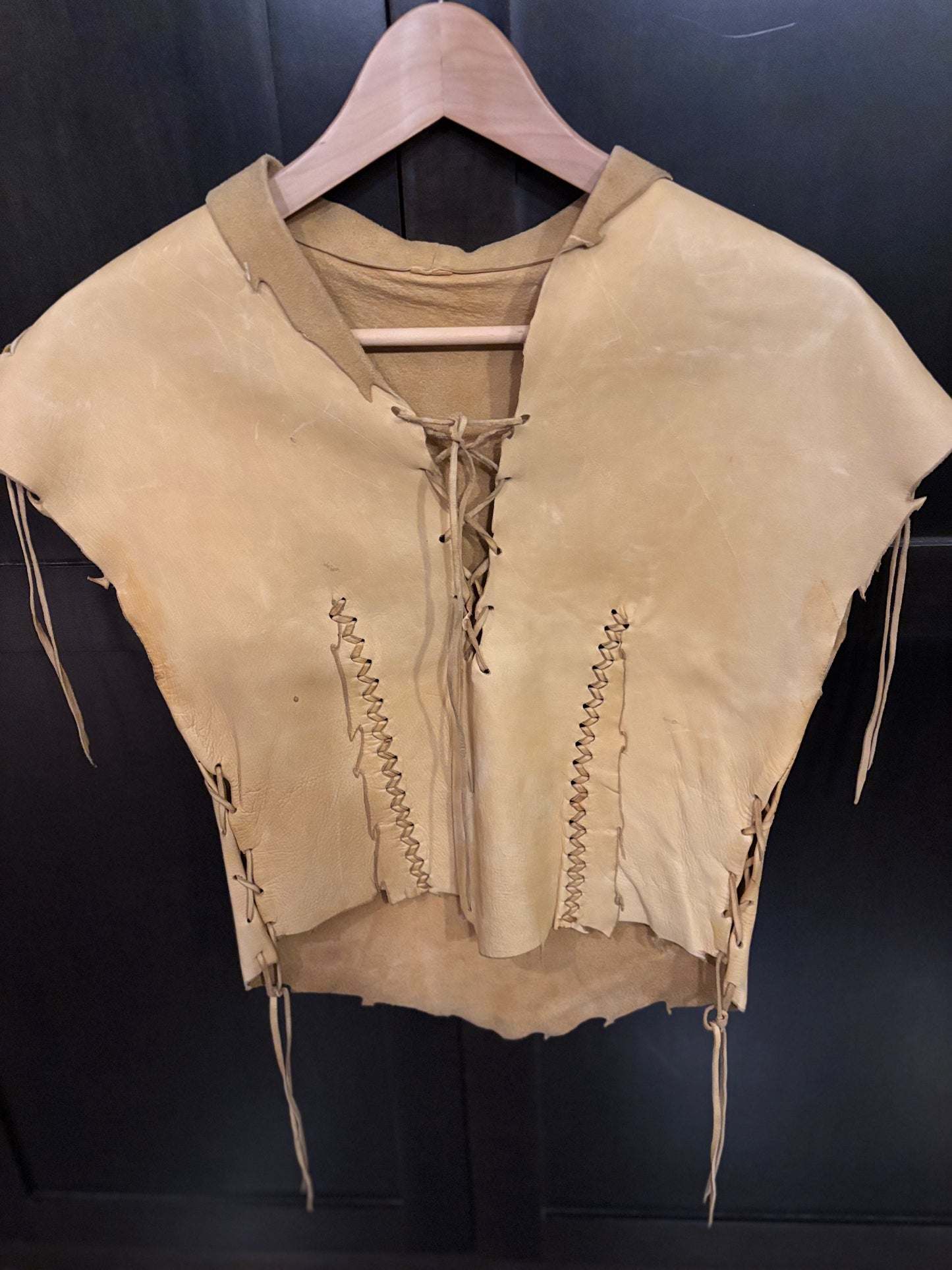 Vintage Deerskin Sleeveless Top