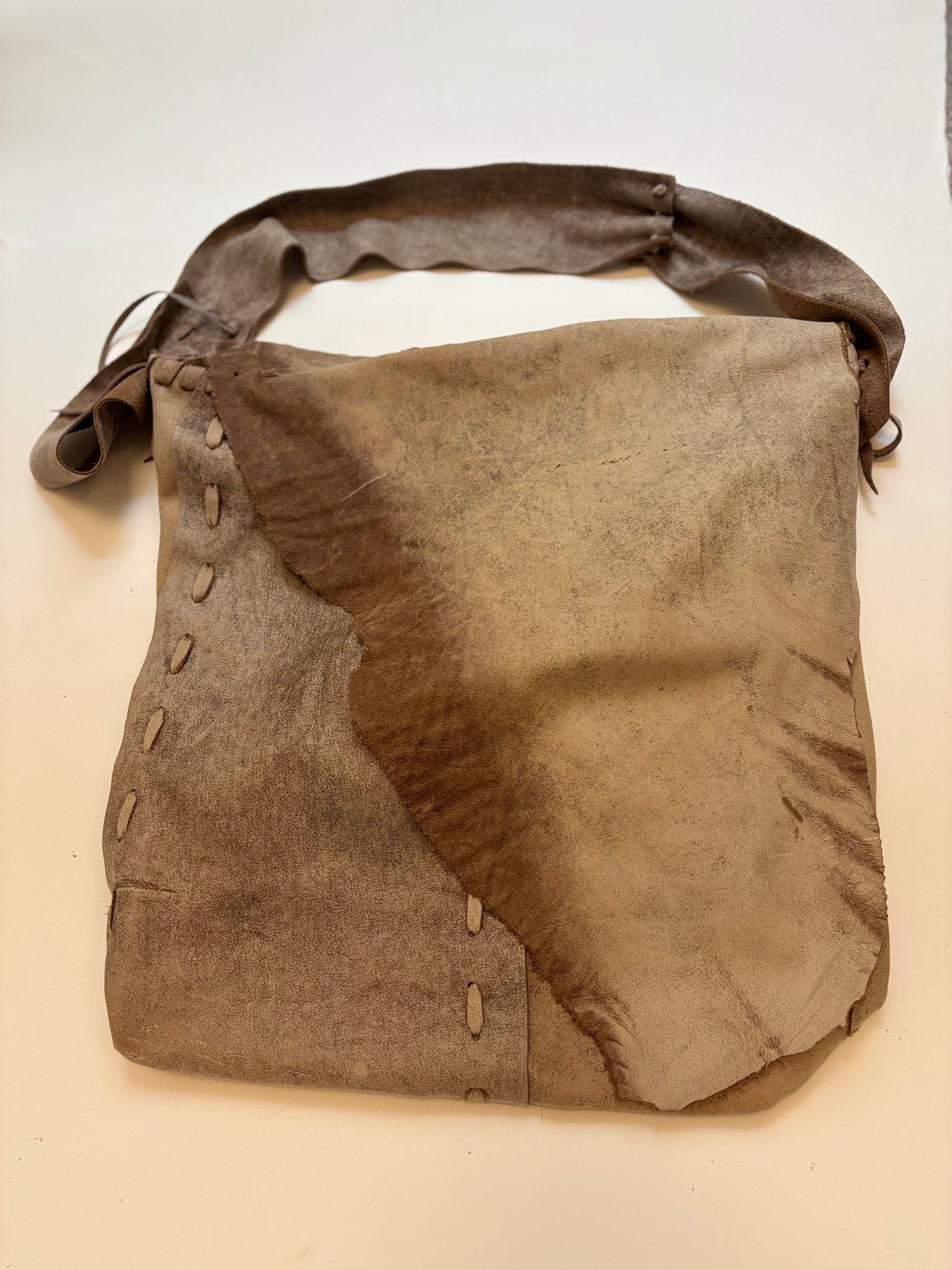 Leather Stitched Bag