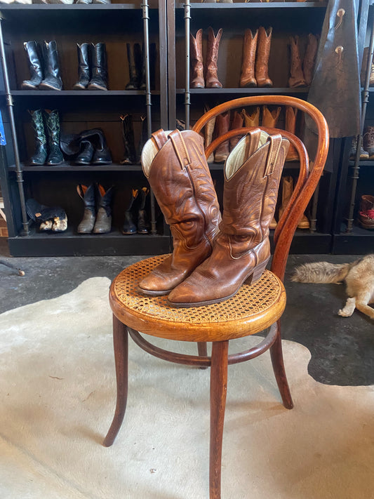 BROWN FRYE COWBOY BOOTS