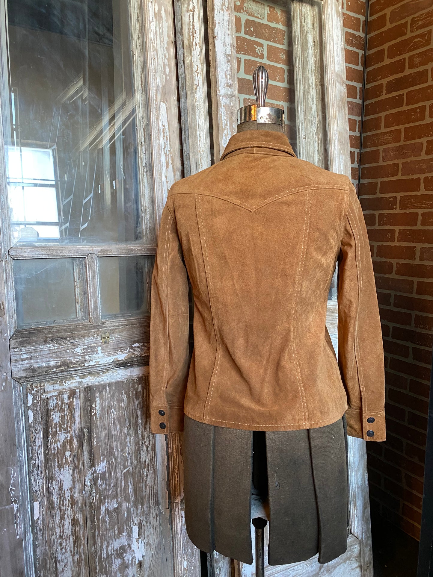 BROWN SUEDE JACKET