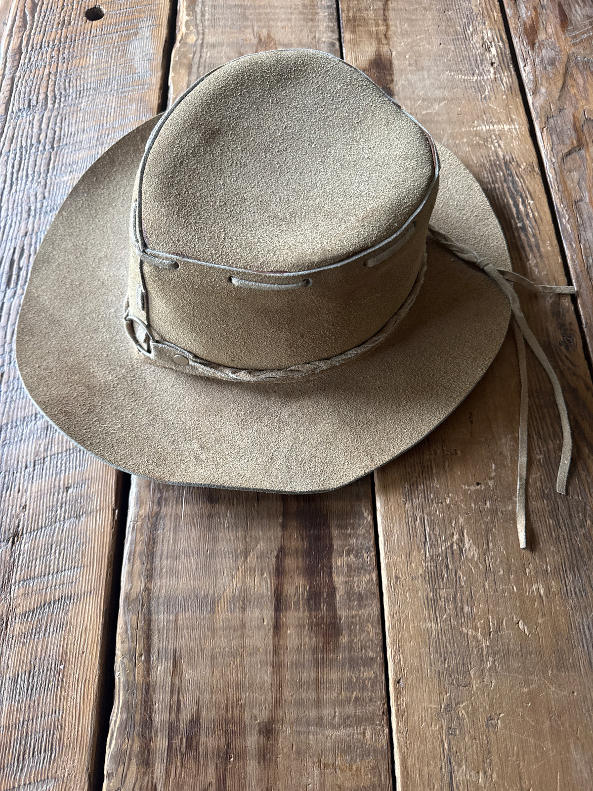 Vintage Suede Bush Hat
