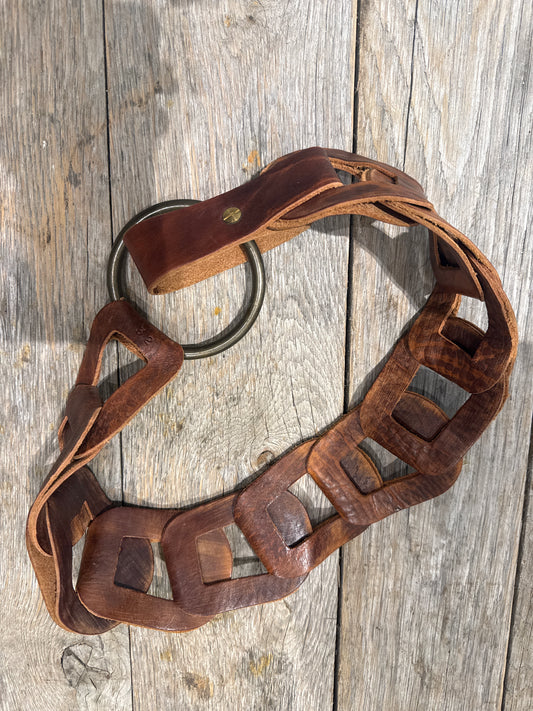 Leather Link Belt