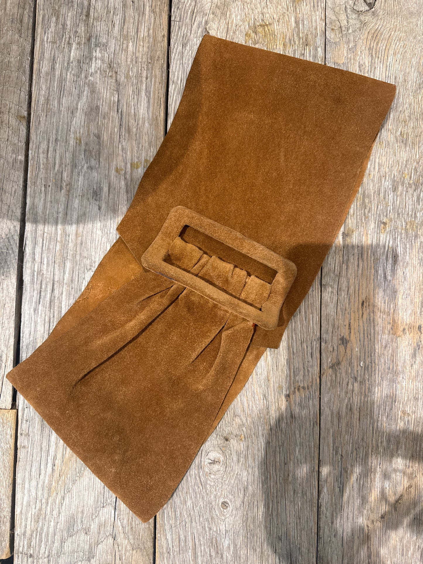 Wide Suede Belt